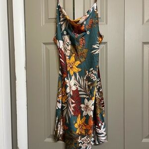 SHEIN swoop kneck dress